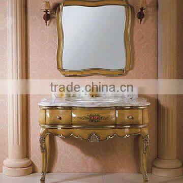 Bisini Lastest Soild Wood Bathroom Cabinet, European Style Vanity For Bathroom, Beautiful Antique Bath Vanities(BF08-4066)