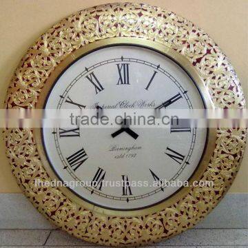 Wooden carving wall clocks