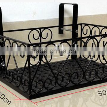 Wrought Iron Hanging Metal plant flower pot stand