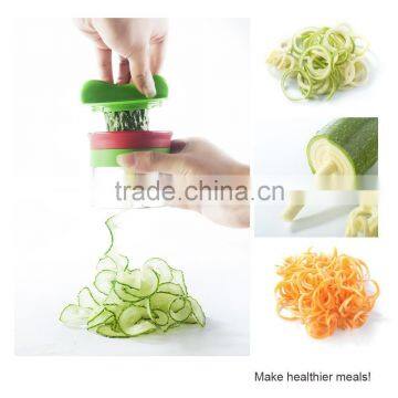 2017 3 Blade Magic Rotary Vegetable Spiral Slicer Kitchen Gadget photo-2