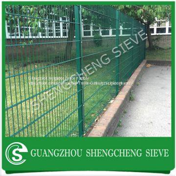 High Rigidity Boundary Security Fencing 2d Panels Decorative Iron Fence photo-3