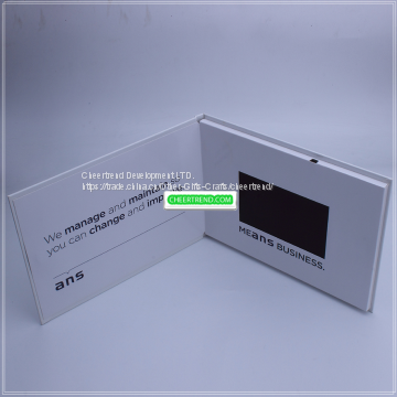 OEM 5″ USB Digital A5 LCD Video Screen Greeting Card With Speaker,rechargebale Lithium Battery photo-2