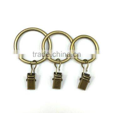 Small Curtain Ring With Clip / Steel Rod Ring With Clip Hanging / A Ring With A Clip