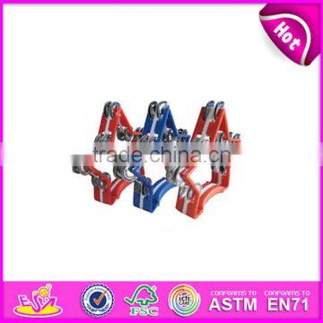 Hot Sale Baby Toy Musical Instrument Hand Tambourine W07I102 photo-4
