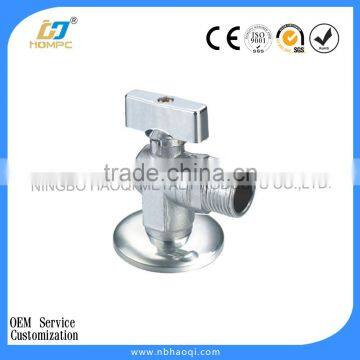 Newly brass angle valve with zinc handle