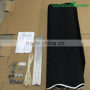 Outdoor 4x2FT Manual Folding Black Small Window Awning photo-6