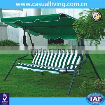 3 Person Canopy Porch Patio Backyard Swing Durable Steel Swing Chair