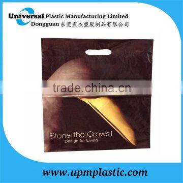 Cheap LDPE/HDPE Plastic Bag Shopping Bag With Die Cut Handle photo-3