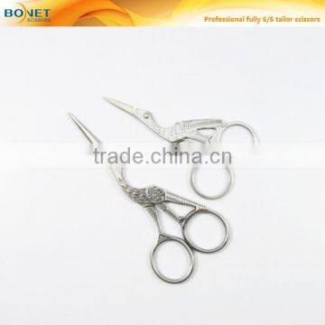 SEM0001S CE Certificated 3-5/8" Professional Fully S/S Mini Thread Stork Scissors photo-6