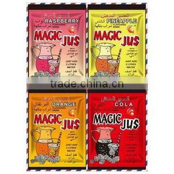 Assorted flavoured fruits drink powder