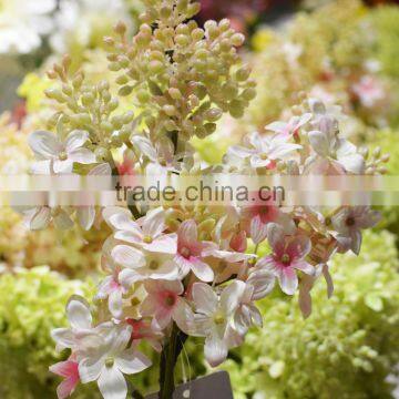 Fabric Wholesale Silk Cloth Flower for Home and Wedding Decoration Artificial Lilac Flowers photo-2
