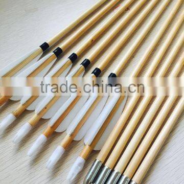 Cedar Plastic Nocks Archery Wood Bow And Arrows