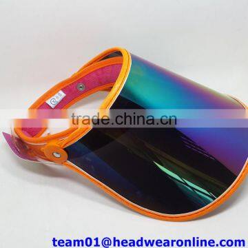 Custom New Design Funny Sun Visor Hat Pvc Sun Visor photo-2