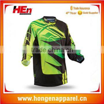 HongEn Apparel Custom Sports Wear Sublimation Printing Custom Mountain Bike Jersey Wholesale With Factory Price
