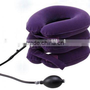 Hot Sale Neck Pain Relief Pneumatic Cervical Collar , Cheap Inflatable Cervical Neck Brace