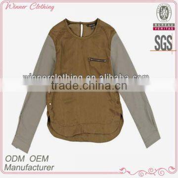 famous name brand garments design ladies blouses feminine