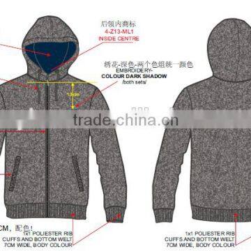 2016 Winter Windproof Polar Fleece Jacket Mens Coat With Hood