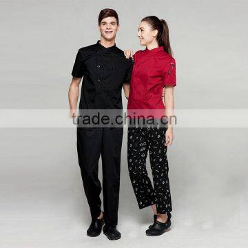 2016 New Designer Black Chef Uniforms Fashion Chef Uniforms for Cook photo-3