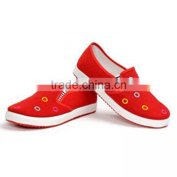 2017 Stylish Lady Canvas Shoes Flat Walking Shoes China photo-2