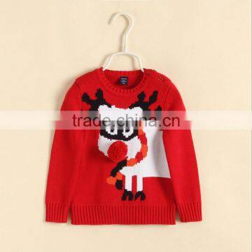 Hot Sale Winter Sweater Christmas Wear Swearter for Baby Girls photo-4