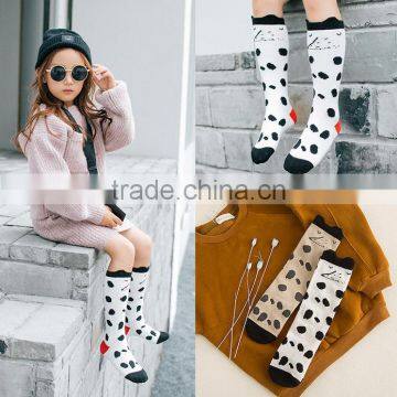 SK1031 factory sale children socks cute cartoon spotted fox baby socks