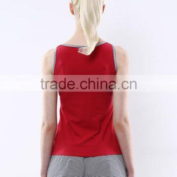 Classic Printing Wholesale Running Singlets for Lady photo-3