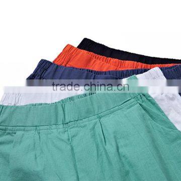 Zm40639b New Fashion Comfortable Women Casual Linen Harem Pants Female Summer Ninth Pants photo-6