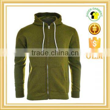Custom Gym Tracksuit Top Khaki Gym Hoodie Slim Fit Hoodie Wholesale photo-3