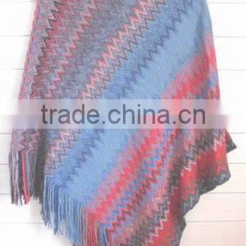 china lady sweater poncho