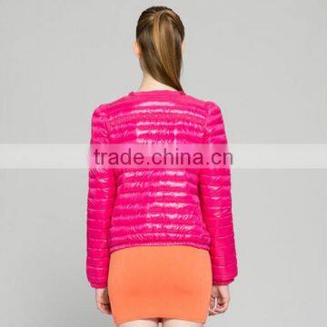 2015 European Style Young Lady Short Pure Color Duck Down Jacket photo-2