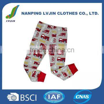 Truck Boys Pajamas Toddler Sleepwear Clothes T Shirt Pants Set for Kids Size 2Y-7Y photo-2