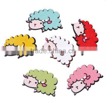 Low Price Colorful Wooden Button photo-3