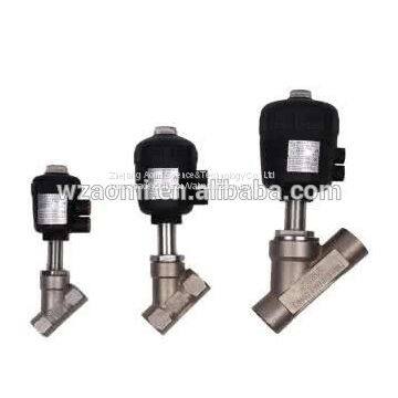 SS304 SS316 JZ5 Sanitary Stainless Steel Thread Angle Seat Valve photo-3