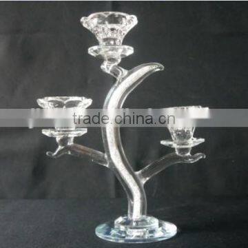 Hot Sale !!! Unique Crystal Candle Holder With Diamond for Home Decration JKC-0005 photo-2