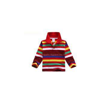 Kids Wholesale Two Color Polo Shirt photo-2