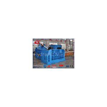 22kW Scrap Metal Recycling Equipment , 160ton Drum Bucket Press Baler Machine