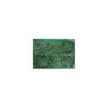 Green Single Sided 3 OZ Copper Printed Circuit Board 2 Layer Routing / Punching / V Cut