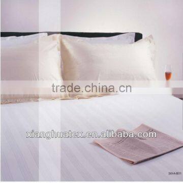 Striped bed sheet