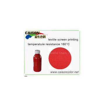 Spicy red pigment paste for textile printing，eco-friendly water based pigment paste for textile dyeing