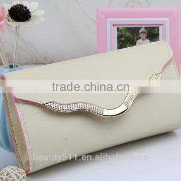 Wholesale Fashion ladies leather wallet ladies pars hand bag genuine women clutch bag HB40