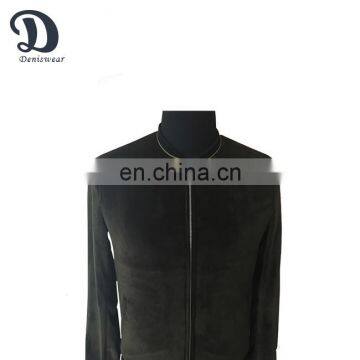 Men's 100 polyester bomber jacket