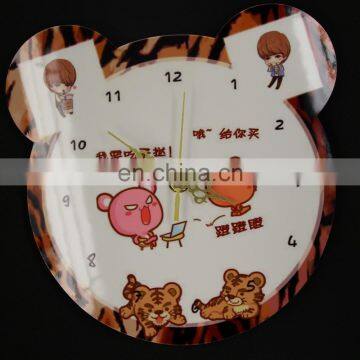 China customize cheap MDF round dial Wall Clock