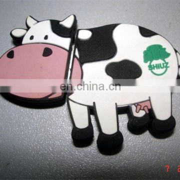 rubber minion usb pen drive custom milk cow promotion usb