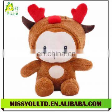 Deer Shaped Stuffed Christmas Toy