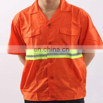 orange high visible reflective jacket traffic jacket/high vis reflective traffic jacket/traffic jacket with reflective tape