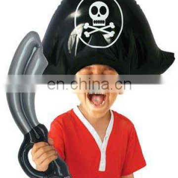 Inflatable Pirate Hat and Sword