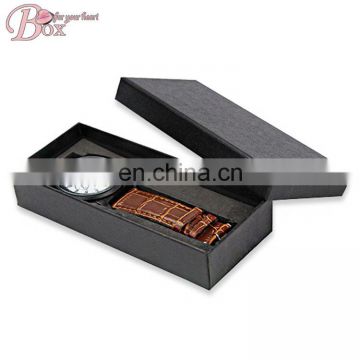 2017 Custom Watch Box Paper Rectangle Foam Inside Packaging Box