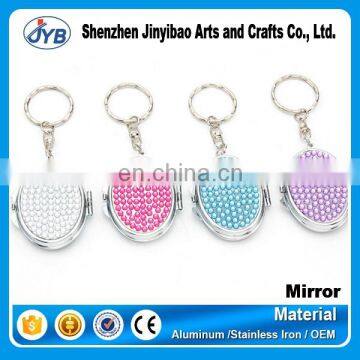 custom cute mini women gifts cosmetic mirrors compact pocket mirror