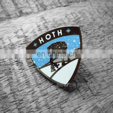 Custom Military BF Metal Security Enamel Cap Pin Badges photo-3