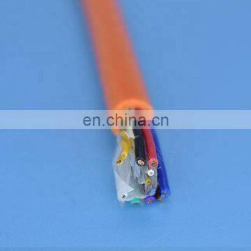 10 core polyurethane flexible hybrid cable signal and power cable